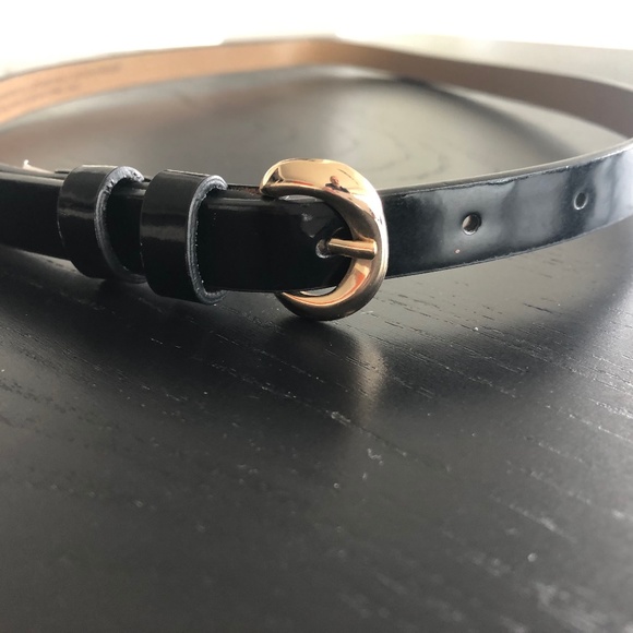 Black 100% Synthetic leather Belt - Picture 1 of 1